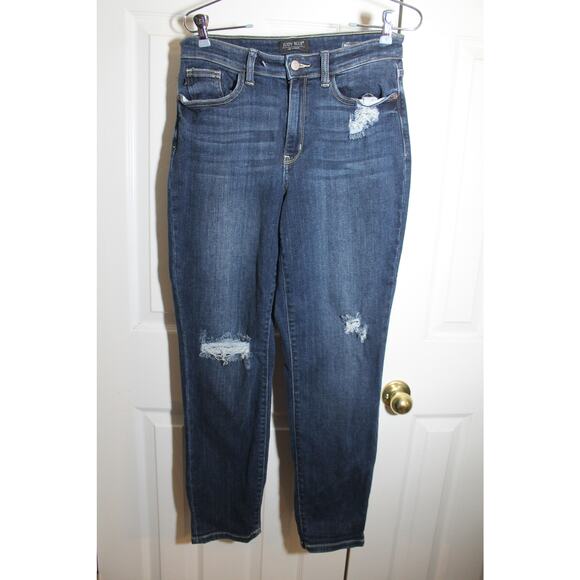 Judy Blue Distressed Boyfriend Fit Jeans sz 5/27 - Picture 1 of 3